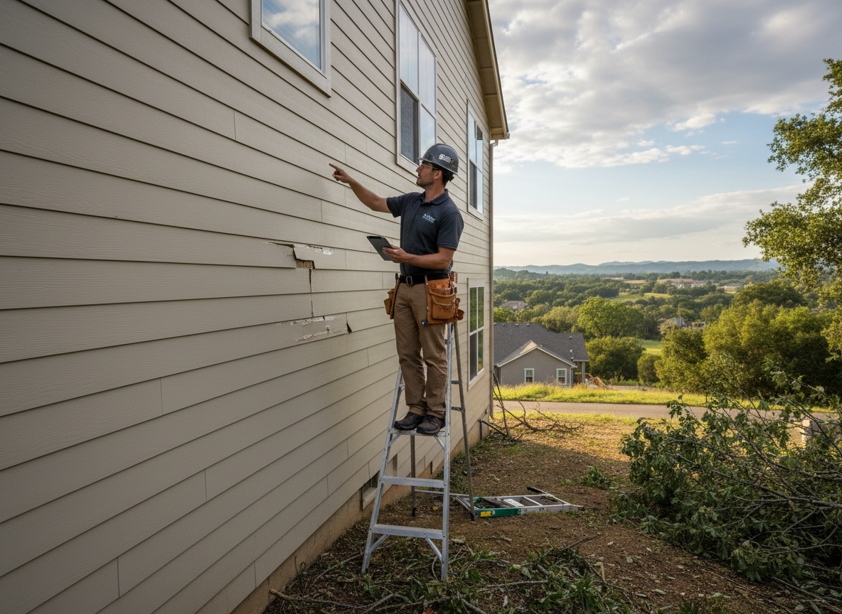 Inspecting Siding After Summer Storms in Oakley
